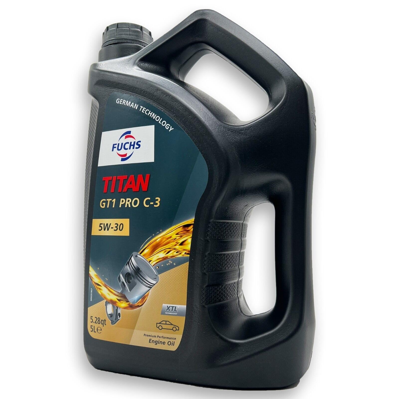 5 L Fuchs Titan GT1 Pro C-3 5W30 | passend für | VW 504 00 | VW507 00 | MB 229.51 | BMW LONGLIFE-04 | PORSCHE C30 | 5 Liter | Motoröl | Motorenöl |mit Trichter