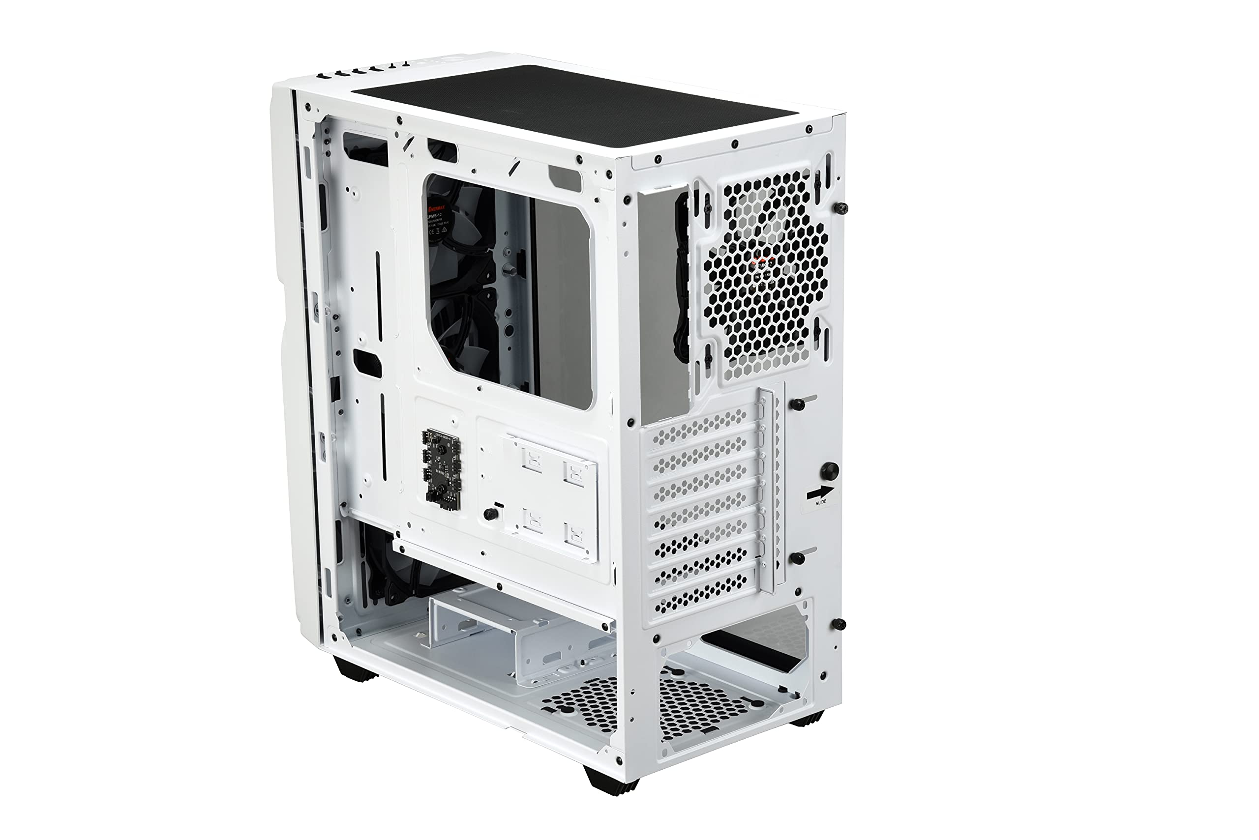 Amazon | ENERMAX MarbleShell MS30 ミドルタワー型PCケース ホワイト