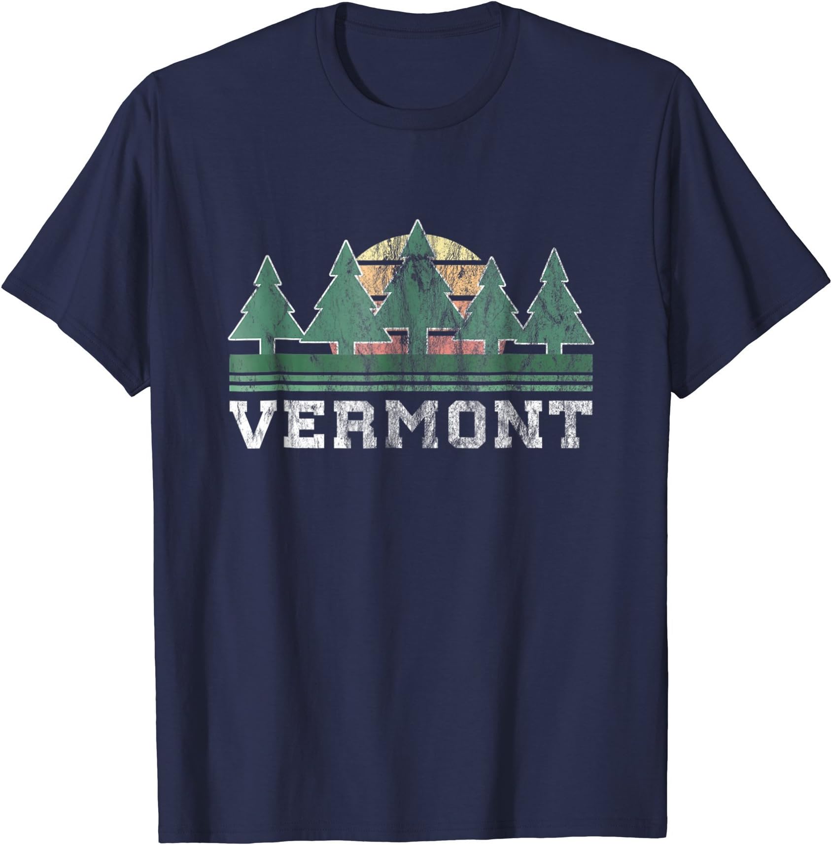 Retro Vintage Vermont T-Shirts TeeVermont T-Shirt Retro Vintage Shirt Gift Men Women Kids T-ShirtOEKO-TEX STANDARD 100