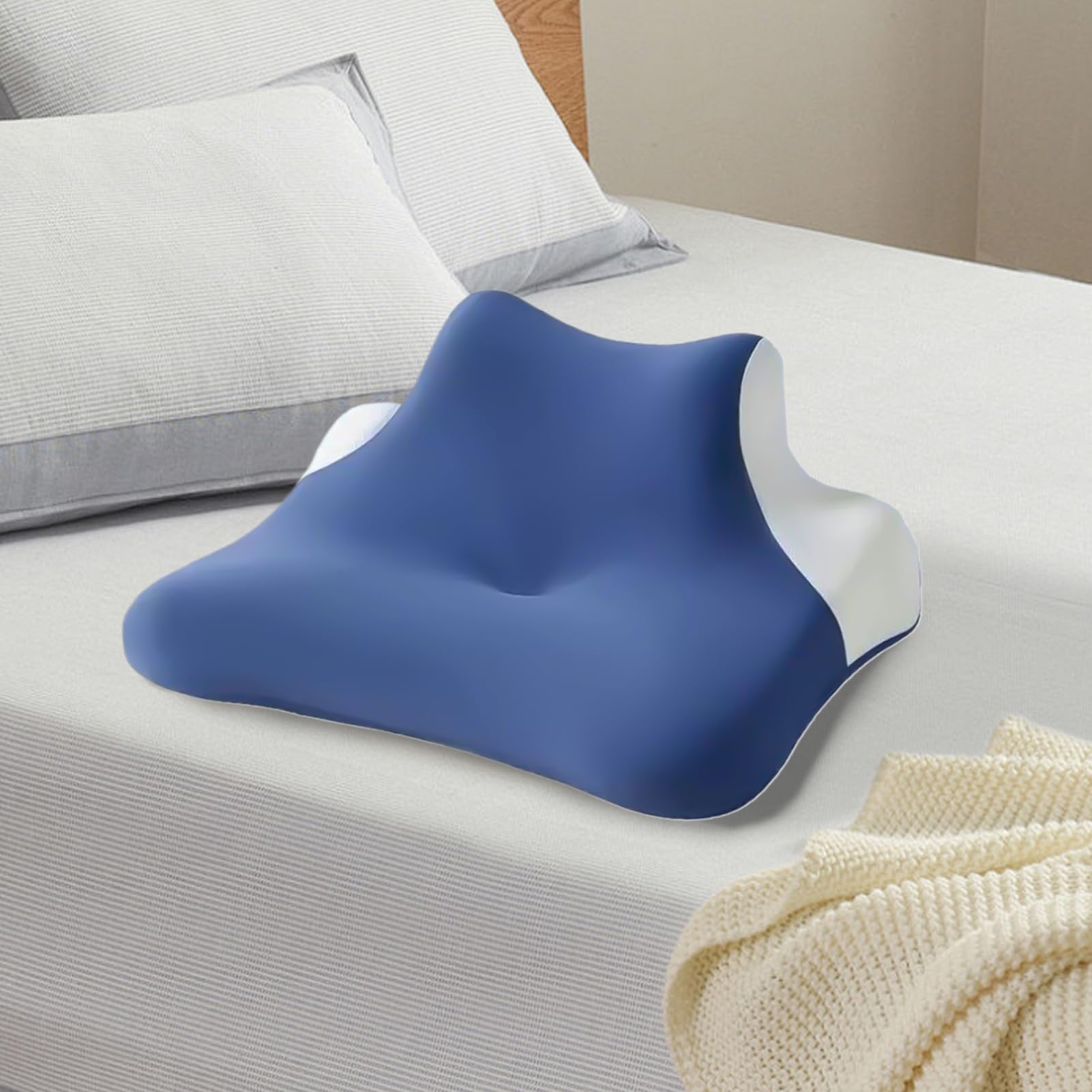 Poduszka Ortopedyczna Na Szyjny Odcinek Kręgosłupa Z Pianki Memory Foam Dla