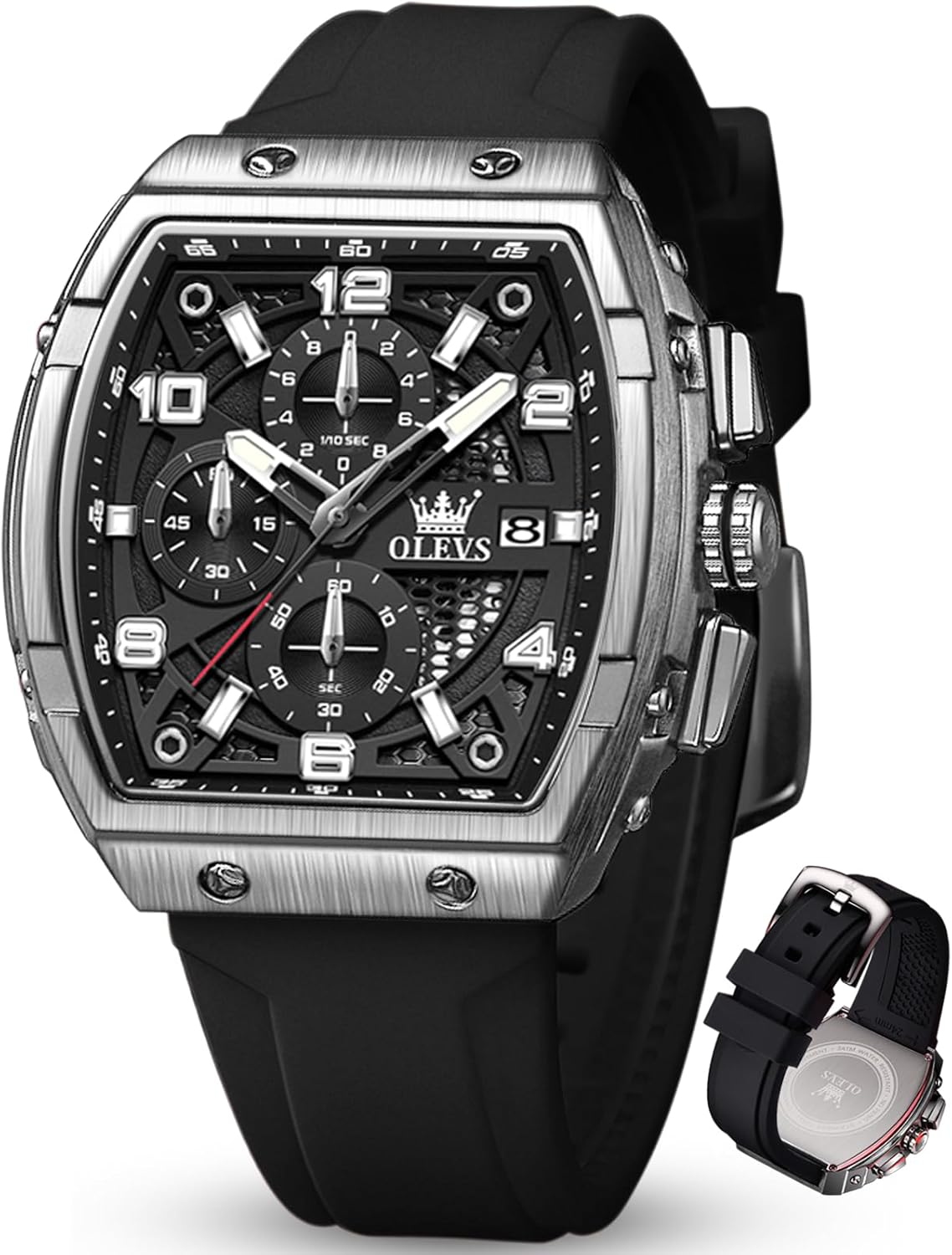 OLEVS Watches for Men Luxury Large Face Dress Men’s Watches