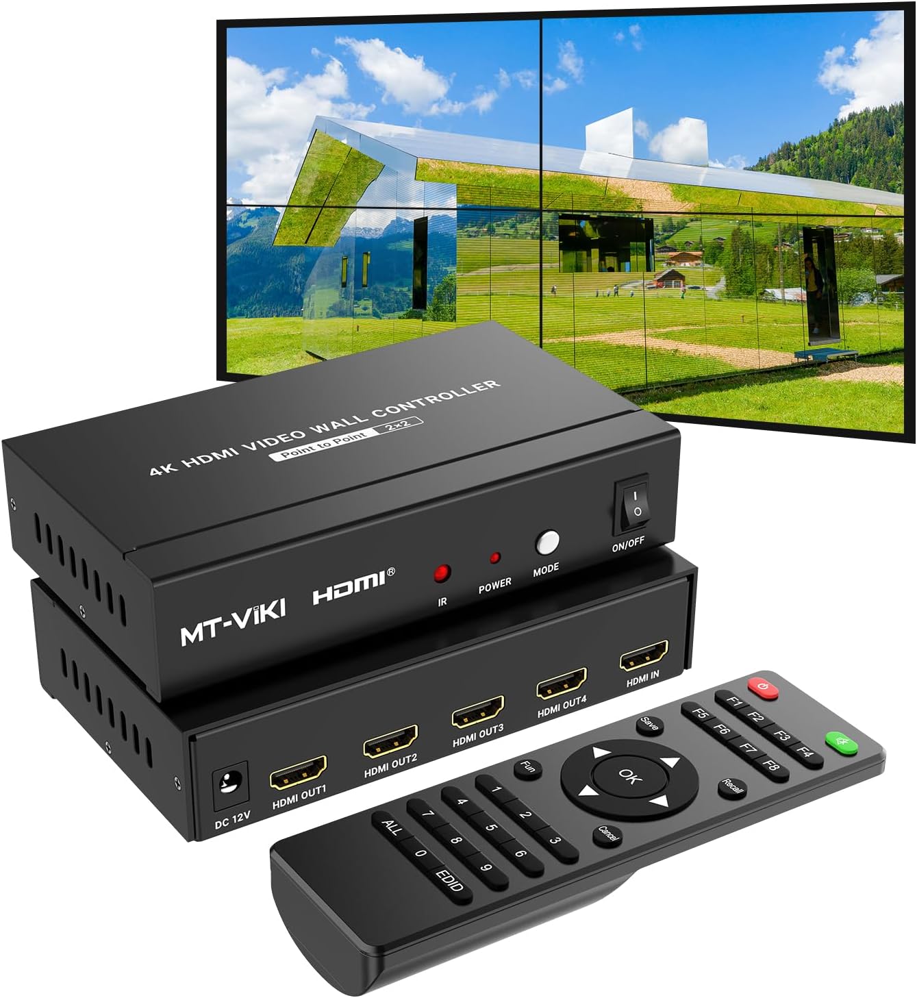 2X2 Video wall controller