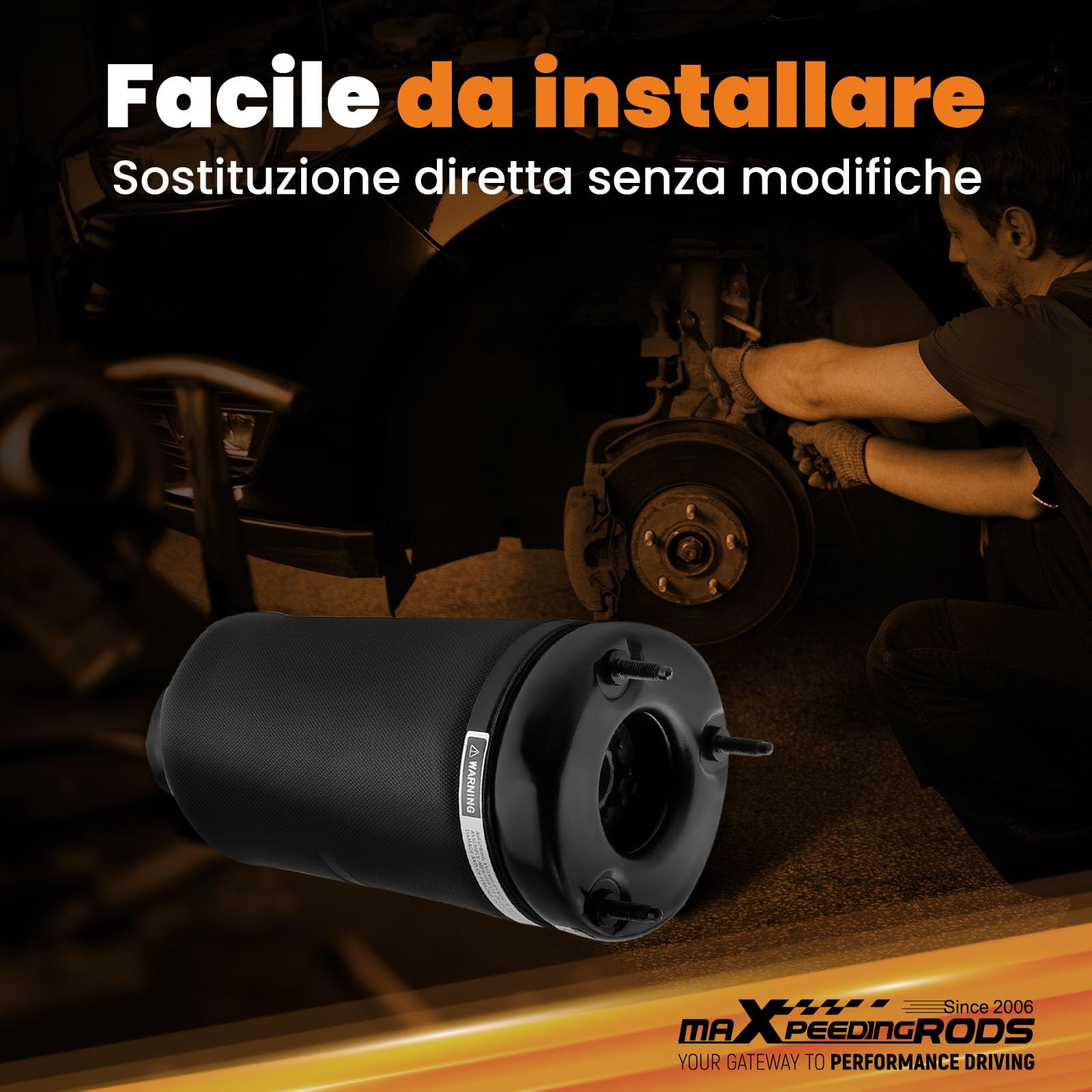 maXpeedingrods 2x Posteriore Sospensioni Pneumatiche Airmatic per Mercedes ML GL Classe W164