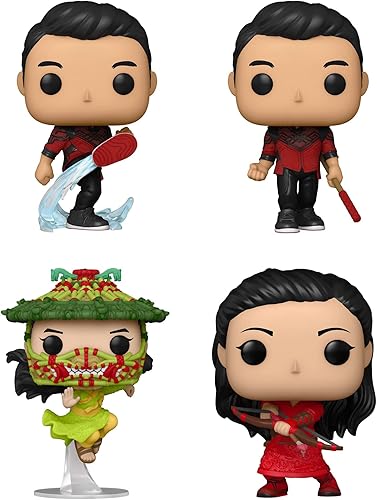 Funko Pop! Heroes Marvel Shang-Chi y The Legend of the Ten Rings - Juego de coleccionistas de Shang-Chi en 2 estilos, Jiang Li y Katy Funko Pop! Heroes Marvel Shang-Chi y The Legend of the Ten Rings - Juego de coleccionistas de Shang-Chi en 2 estilos, Jiang Li y Katy