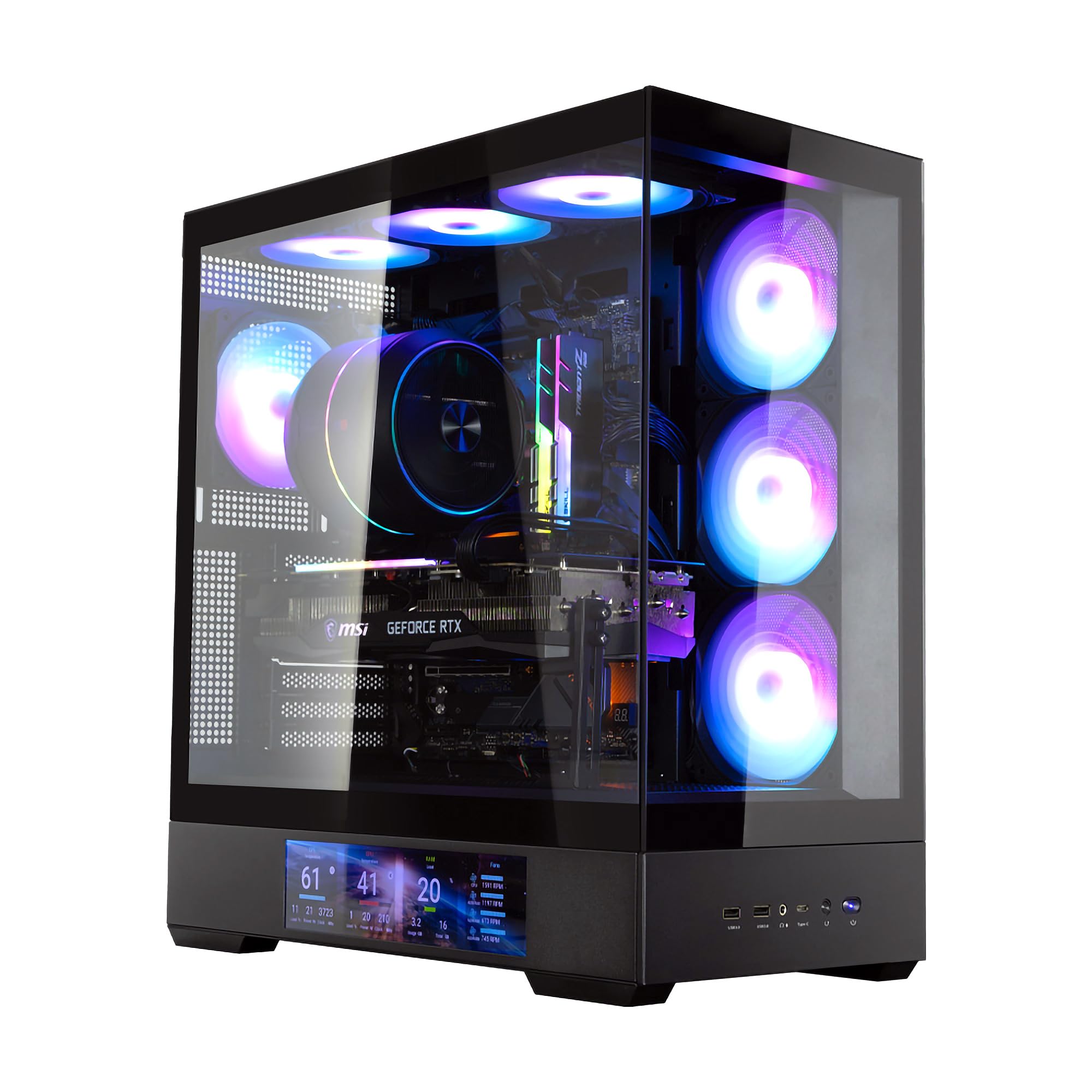 ZALMAN P40 DS - Carcasa para PC (Torre Media), Color Negro