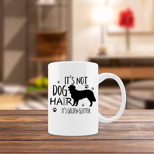 Miniatura 9 de Taza divertida de Chihuahua, taza de cerámica con purpurina It's Not Dog Hair It's Chihuahua  Taza de café con leche de 11 onzas, regalos para