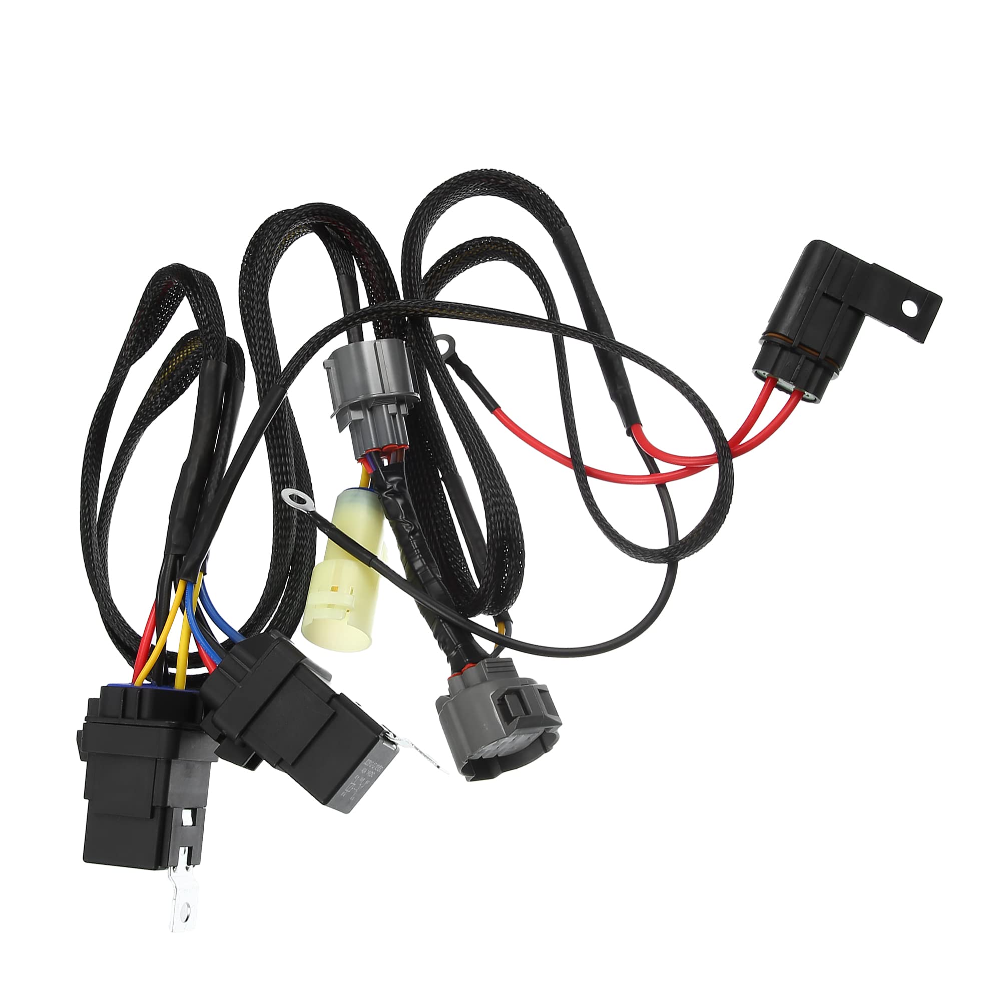 X AUTOHAUX Angle Sensor Computer Bypass Kit for Honda Rancher 350 ES 2000-2006 Shift Bypass Wiring Harness Kit