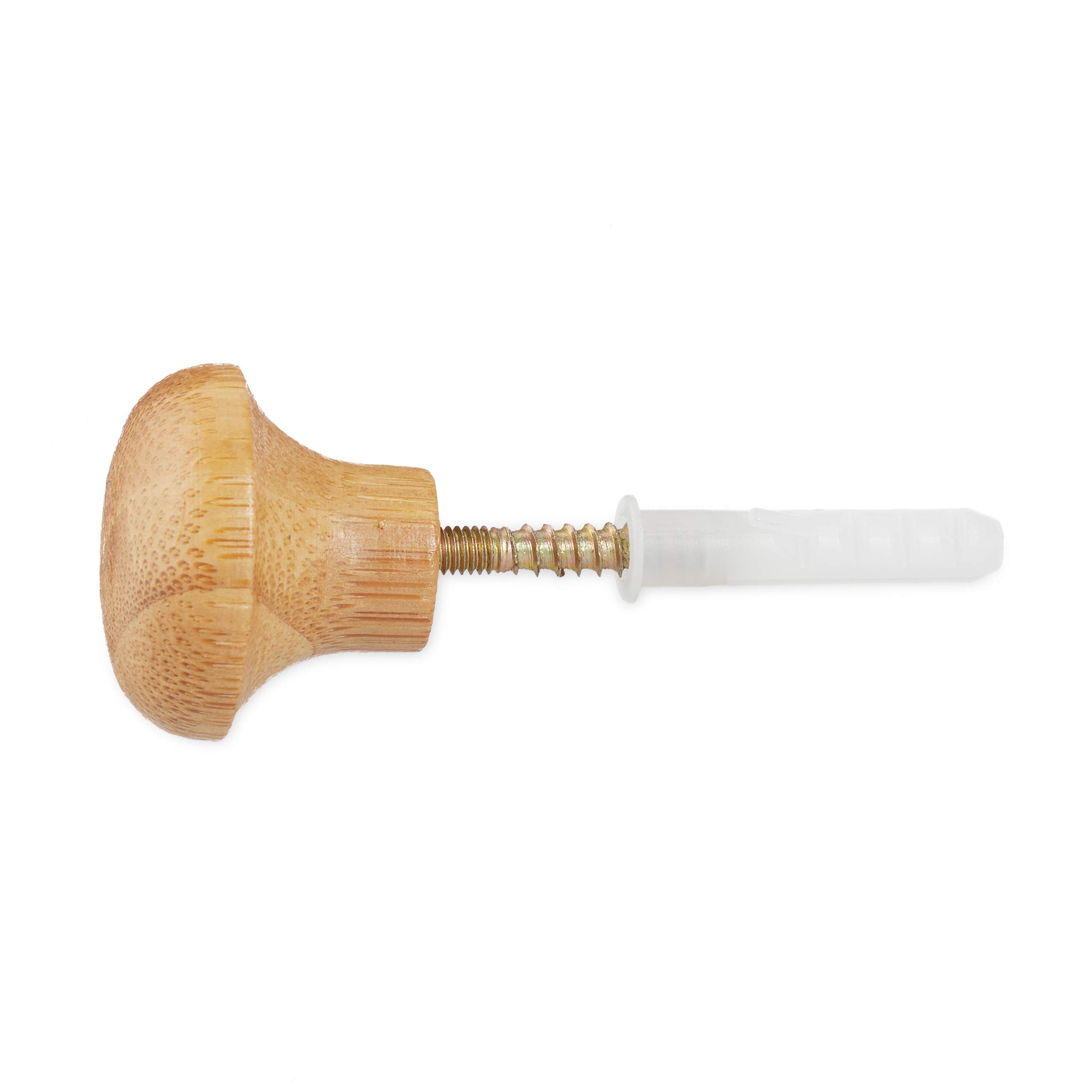 Relaxdays Lustro wiszące okrągłe, regulowany pasek, rama z bambusa, nowoczesne, do przedpokoju, ∅: 45 cm, naturalne