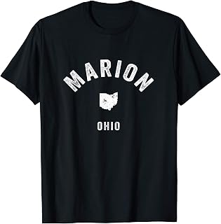 Marion Ohio OH Vintage 70s Athletic Sports Design T-Shirt