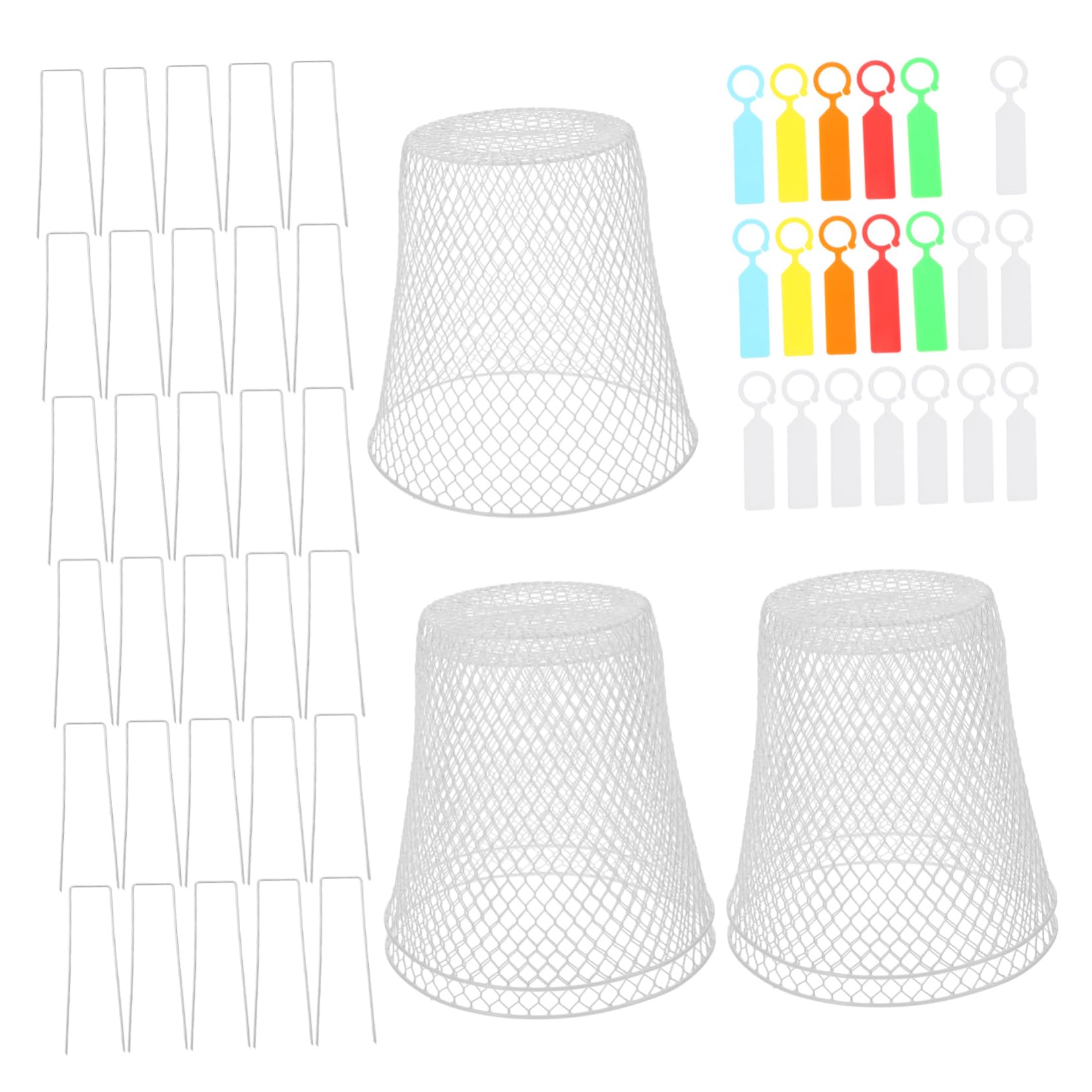 TOYANDONA Cloches Métalliques pour Plantes Et Semis Protections Robustes Animaux pour Jardins Et Filet De Jardin pour Croissance Saine