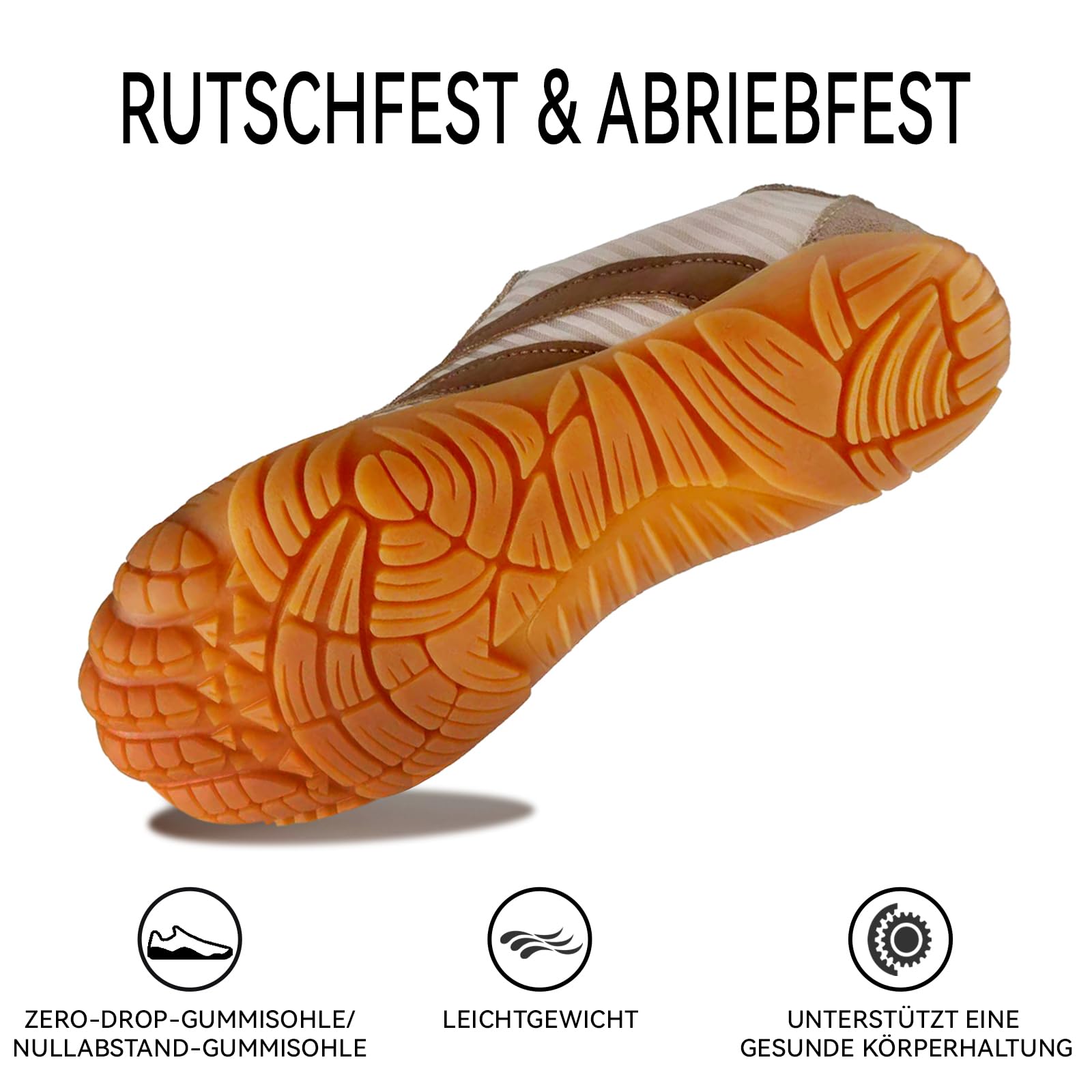 Barfuss Schuhe Damen Barfußschuhe Herren Retro Sneaker, Breite Zehenbox Barfussschuhe Zero-Drop Sohle Leichte Minimalistische Traillaufschuhe, Rutschfester Atmungsaktiv Walkingschuhe