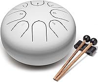 Vista 11 de Percusión de tambor de lengua de acero, instrumentos musicales de 6 pulgadas, 8 notas, regalos musicales para familiares y amigos (azul)