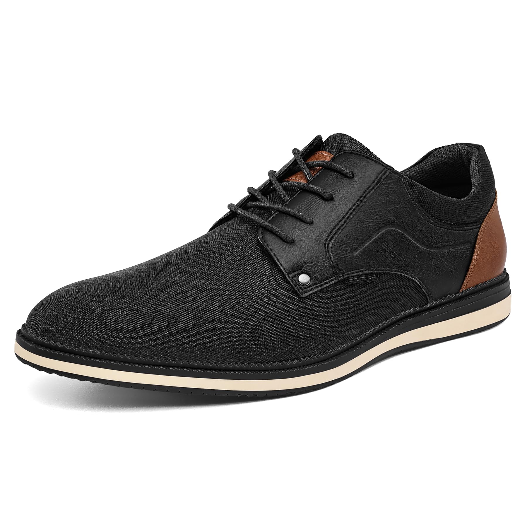 Mens Casual Dress Oxfords Shoes Lace-Up Business Casual Sneakers
