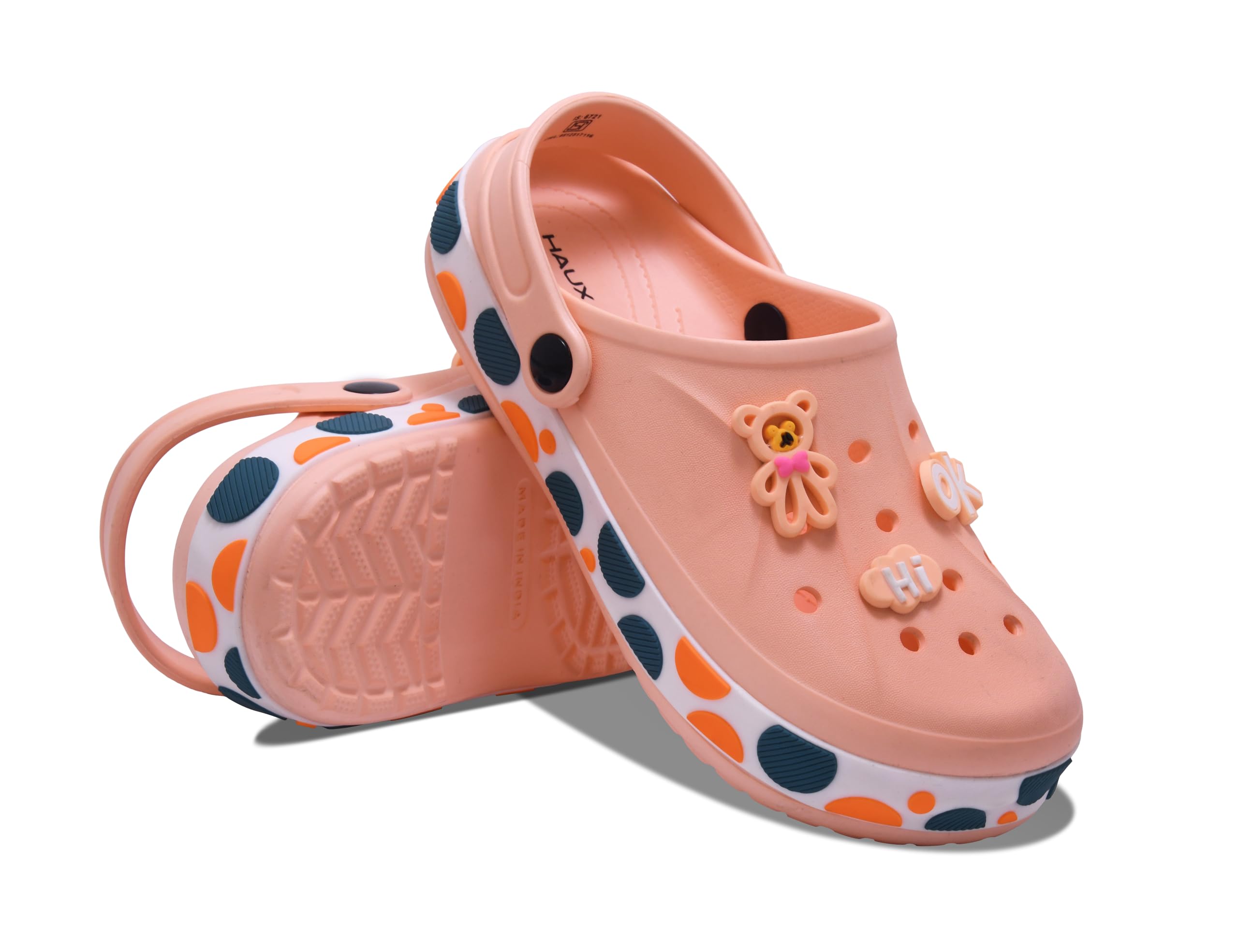 Women's Classic Charms Clogs/Sandals with Back Strap for Adult | Comfortable & Light Weight | Stylish & Anti-Skid | Everyday Use Clogs for Girls & Ladies-image-7