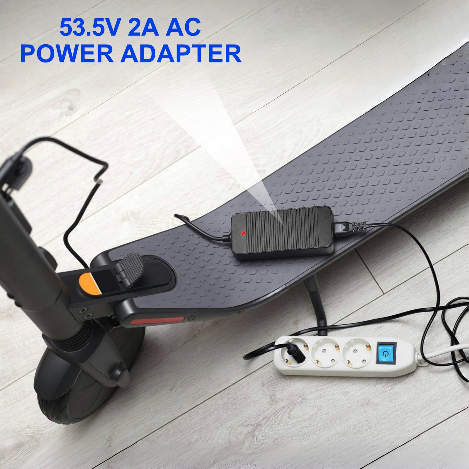 Chargeur de batterie 53,5 V 2 A pour scooter électrique NIU KQI2 KQI3, prise européenne pour scooter électrique KQi3 Pro/Max/Sport/KQi2 Pro, hoverboard, vélo électrique