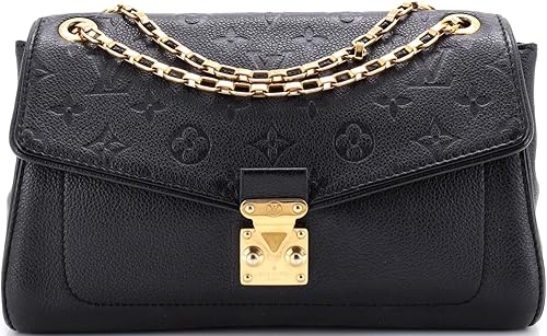 Pre-Loved Saint Germain Handbag Monogram Empreinte Leather PM, Black