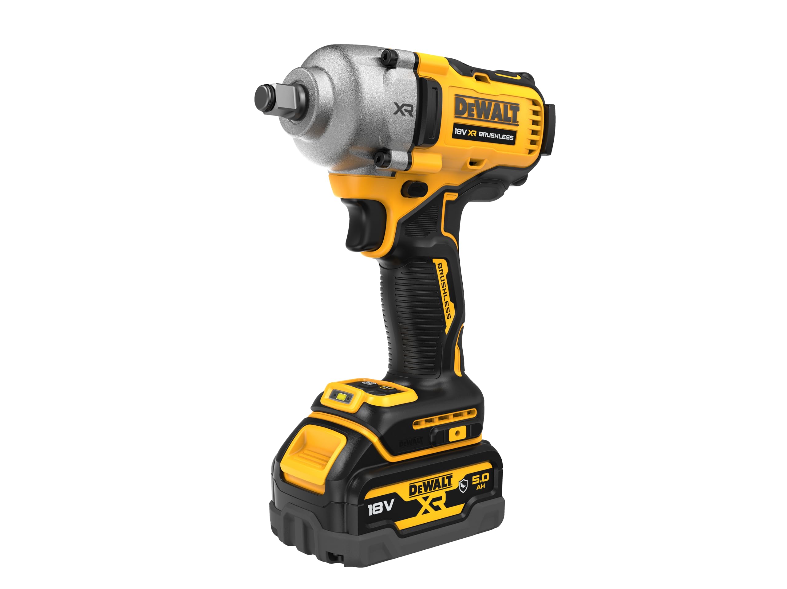 Dewalt Light Dcf891p2t-Gb Dcf891p2t Xr Bl 1/2In Hog Ring Anvil Impact Wrench 18V 2 X 5.0Ah Li-Ion