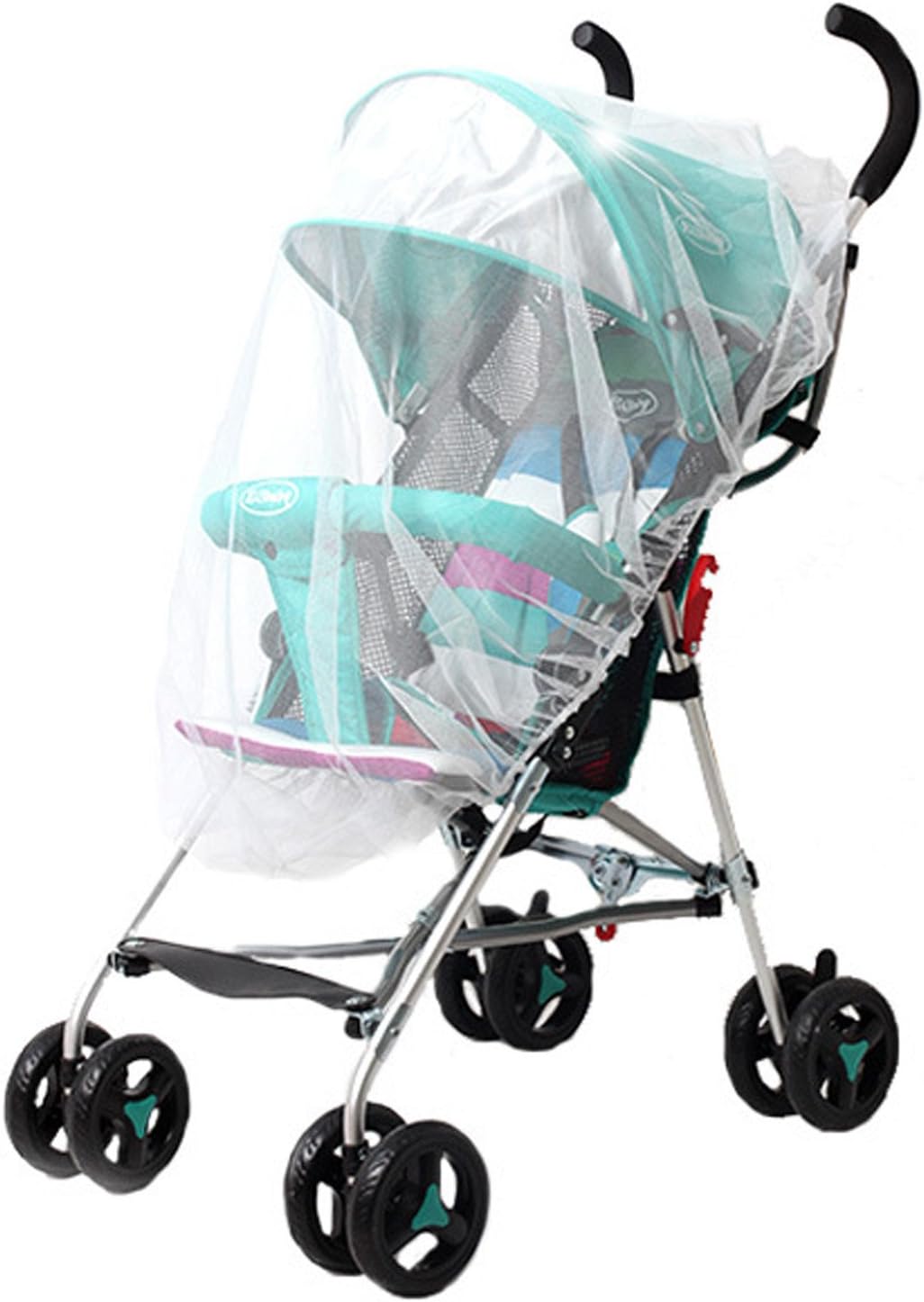 NEMOCARE Baby Protection Insect Net for Strollers, Car Seats, Cradles. Fits Most Carriers, Car Seats, Cradles & Most Cribs, Bassinets & Playpens, White