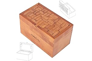 Mysterious Wooden Puzzle Box