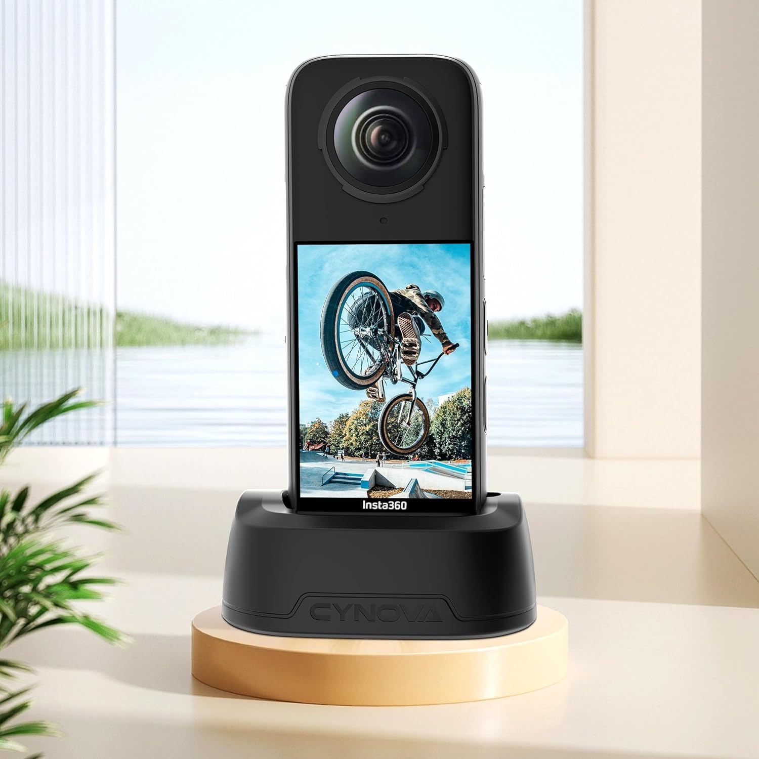 Insta360 X4 Silicon Desktop Stand Base with 3M Adhesive Sticker