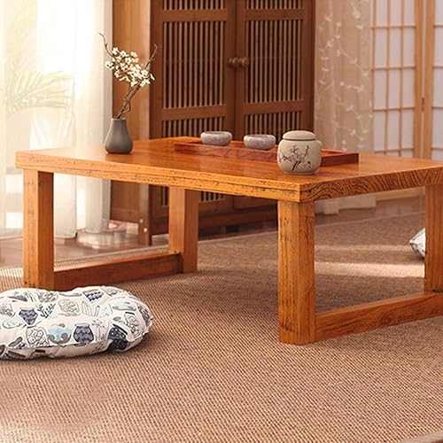 Miniatura 2 de Mesa de Centro Solid Wood Coffee Table Creative Bay Window Tea Table Japanese Tatami Low Table Balcony Computer Desk Center Cocktail