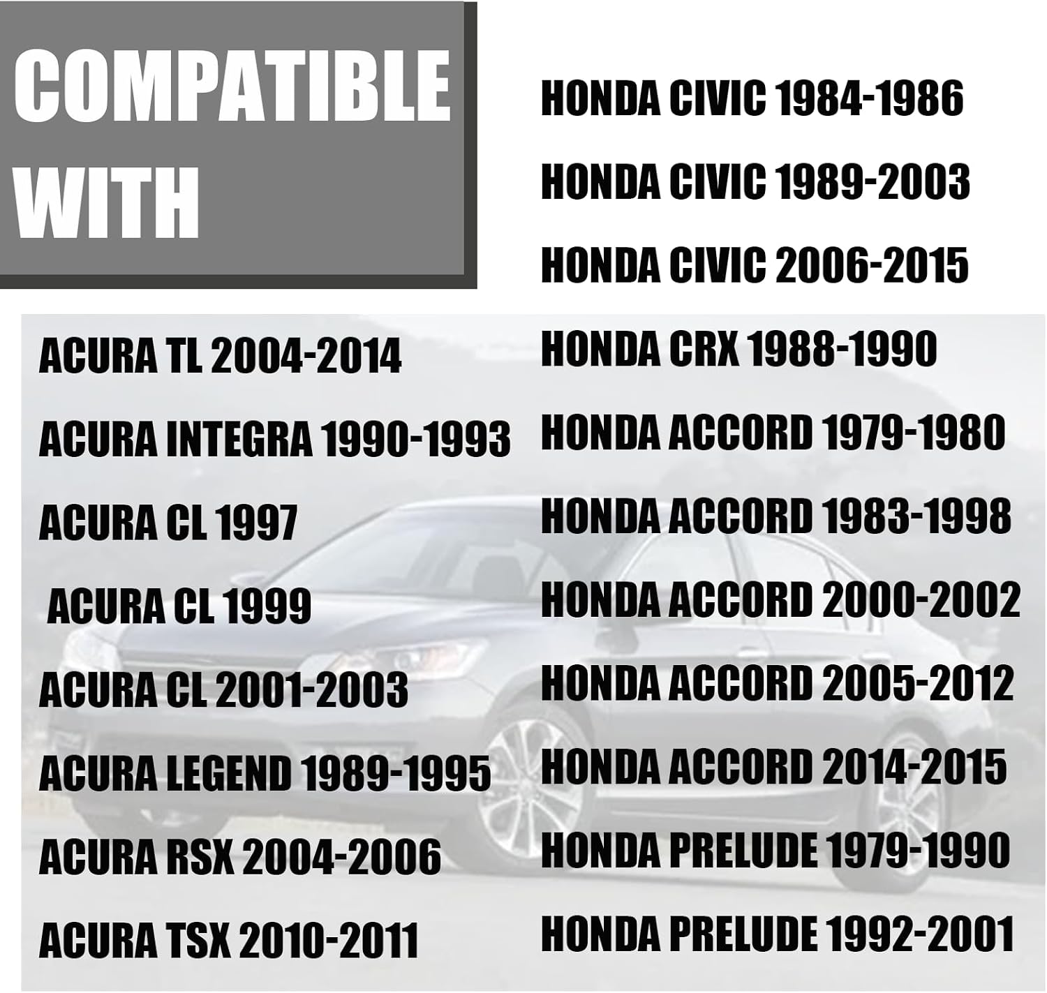 2PCS Brake Clutch Pedal Pad Cover, Compatible with Honda Civic Accord CR-V, Non Slip Pedal Cover Replaces 46545-SA5-000 (Black) - Image 5