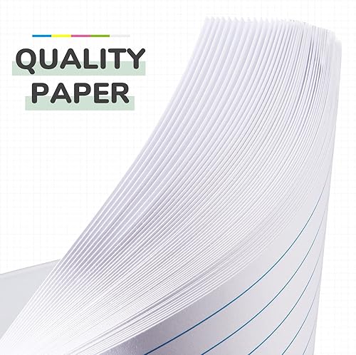 Miniatura 4 de 1500 páginas, tarjetas de índice multicolor de 3 x 5 pulgadas, tarjetas de índice encuadernadas a rayas, tarjetas flash para estudiar, escuela,