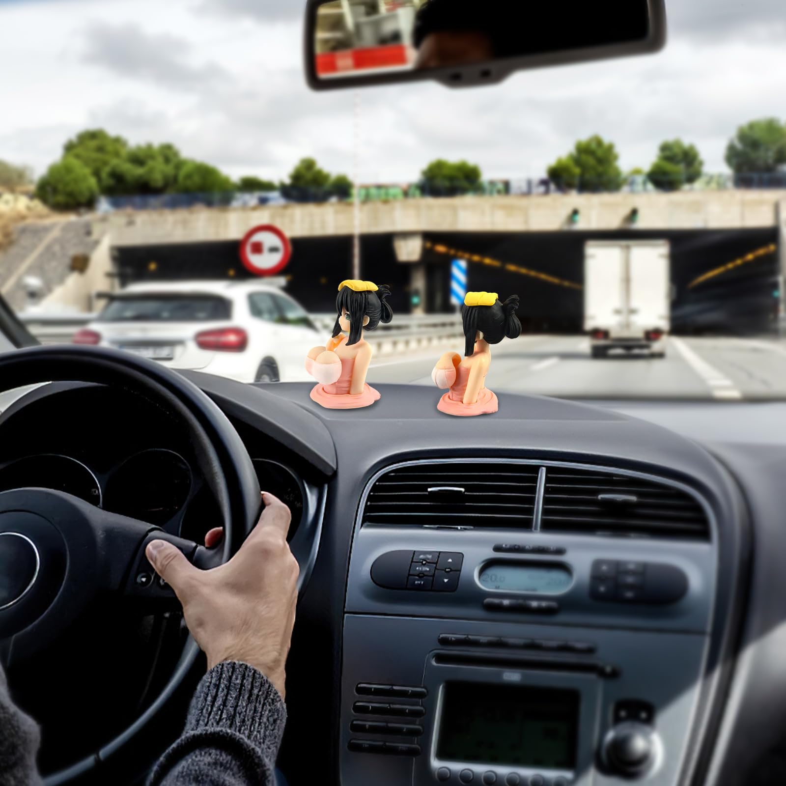 Wackelfigur Kanako 2 Stück - Anime Figur Mit Beweglichem Oberkörper