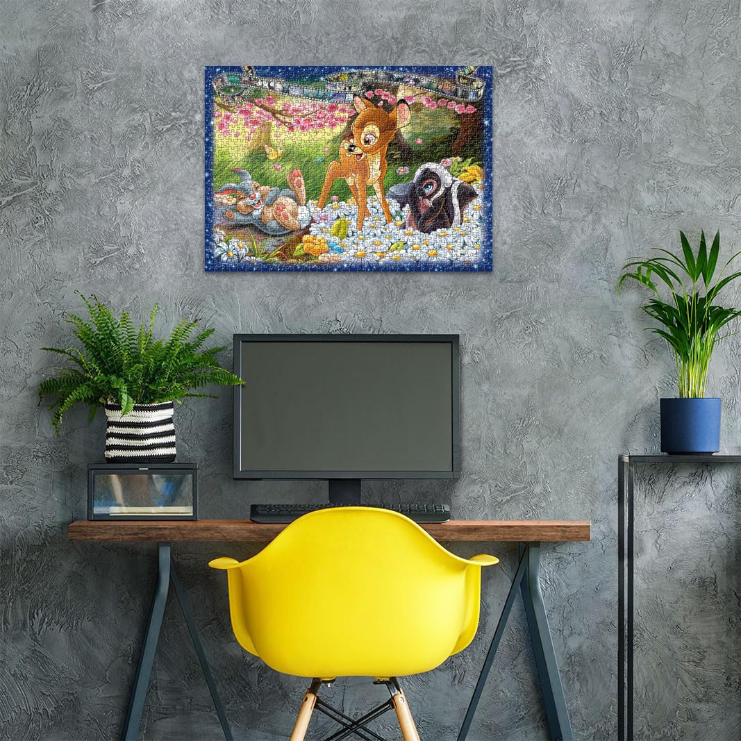 Ravensburger - Puzzle 1000 Pezzi Disney Bambi | Puzzle Disney 1000 Pezzi Per Adulti E Bambini Con Una Misura Di 70x50 Cm | Regalo Per Adulti E Bambini Da 14 Anni E Più