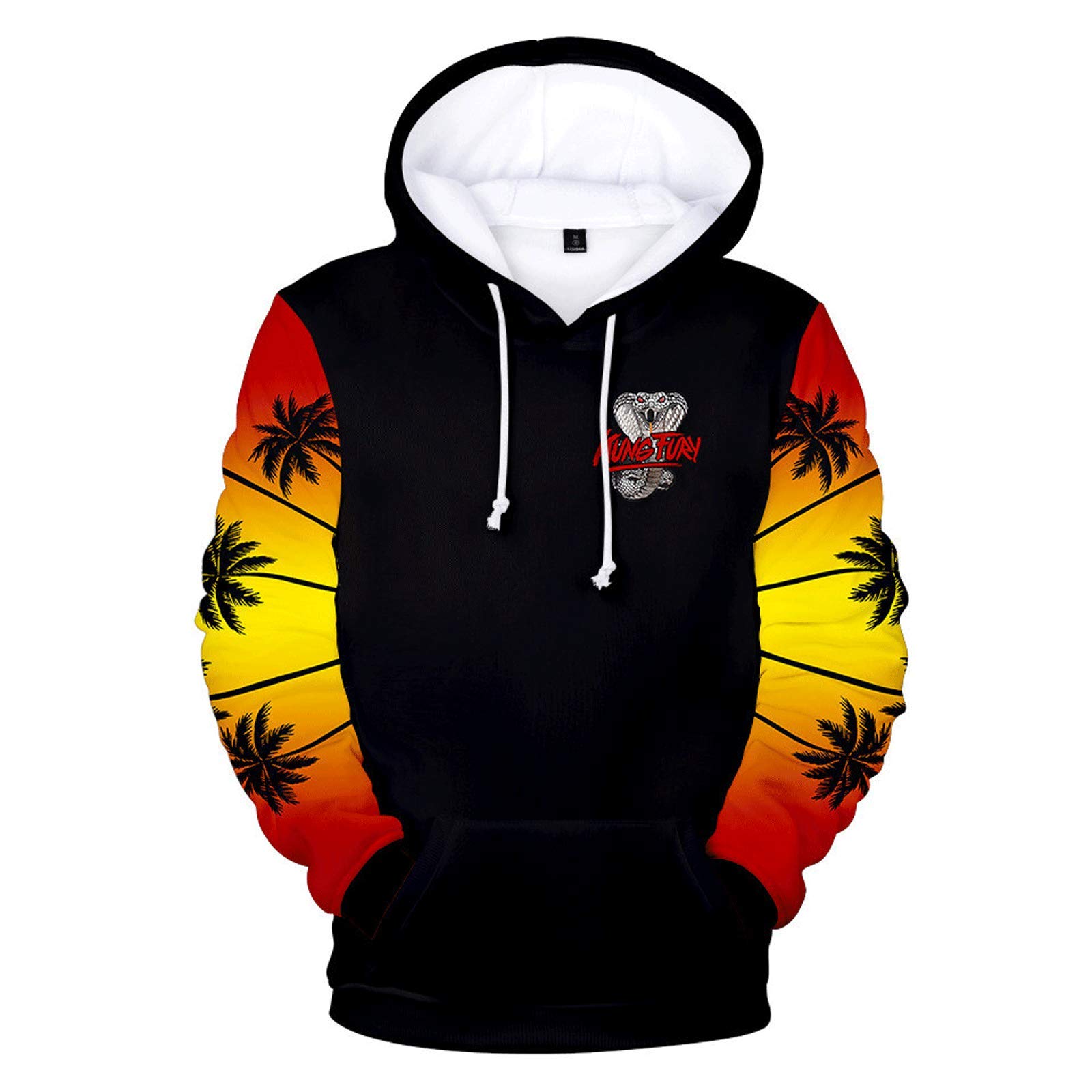 CCEE 2 to 14 Years Kids Hoodies The Karate Kid Cobra Kai 3D-Print Hoodie Sweatshirt Boys Girls Fashion Harajuku Jacket Childrens Clothing