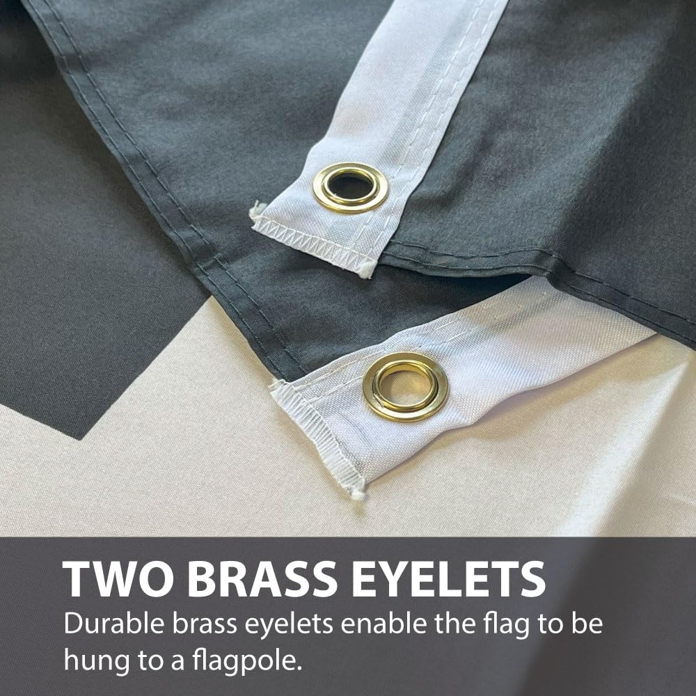 NWFlags Cornwall Flag 3ft x 2ft 75d Premium Polyester Suitable For Flagpoles, Black - Image 2