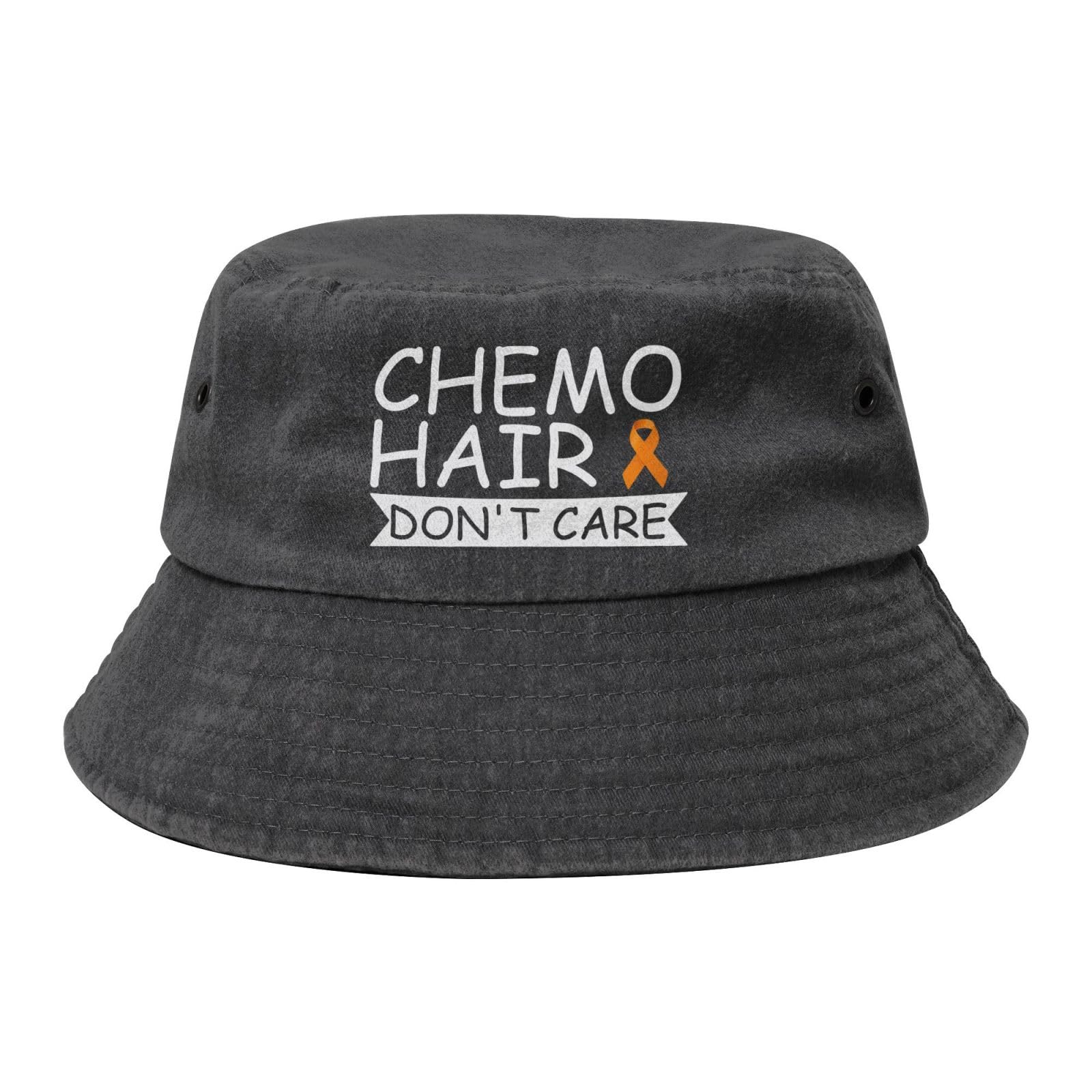 Qauirfe Chemo Hair Don't Care Kidney Cancer Fashion Cowboy Denim Fisherman Hat Outdoor Fishing Cap Sun