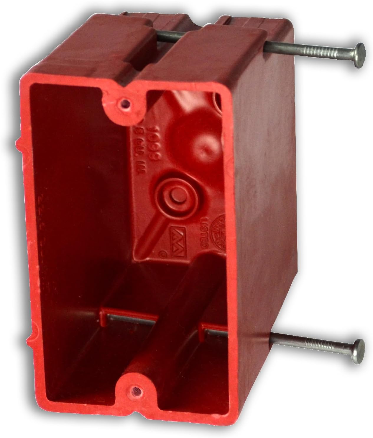 Allied Moulded 1099=NRED Red Fire Circuit Fiberglass Box Electrical Boxes