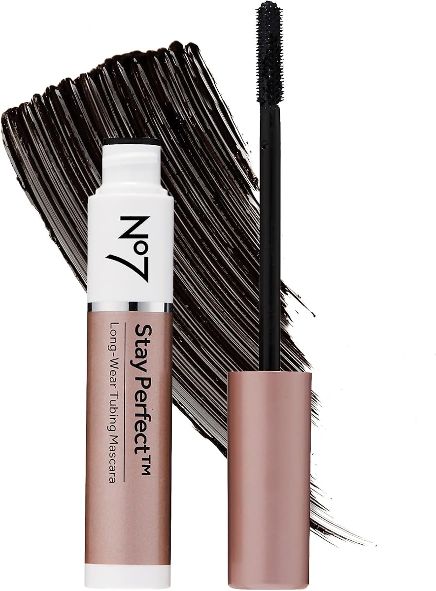 Stay Perfect Mascara, 7ml | Smudge-Free, Long-Lasting Volume Up to 24 Hours, Straight Brush, Rain & Tear-Proof