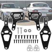 Hard Top Mounting Bracket Kit Compatible with Mazda MX5 Miata NA NB 1990-2005 Eliminate Squeaks, Aftermarket 6-Point Iron Hardtop Install Brackets