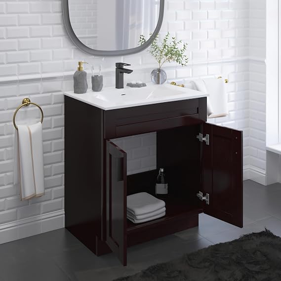 Bathroom Vanity Sink Base Ready-to-Assemble Bathroom Cabinet 24