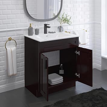 Bathroom Vanity Sink Base Ready-to-Assemble Bathroom Cabinet 24