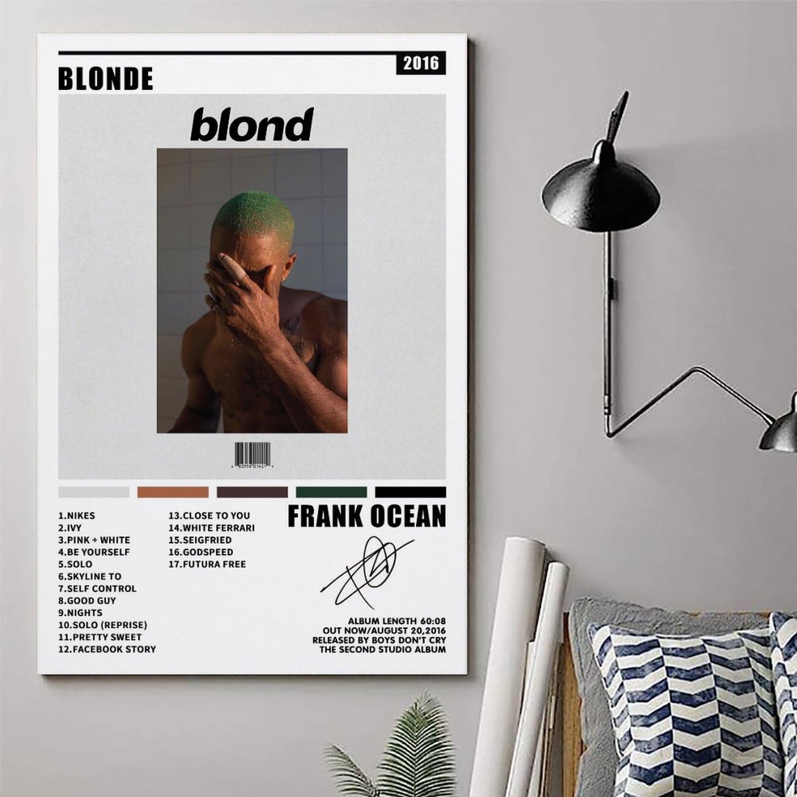 Amazon.co.jp: beeto Frank Ocean ポスター ブロンド アルバム