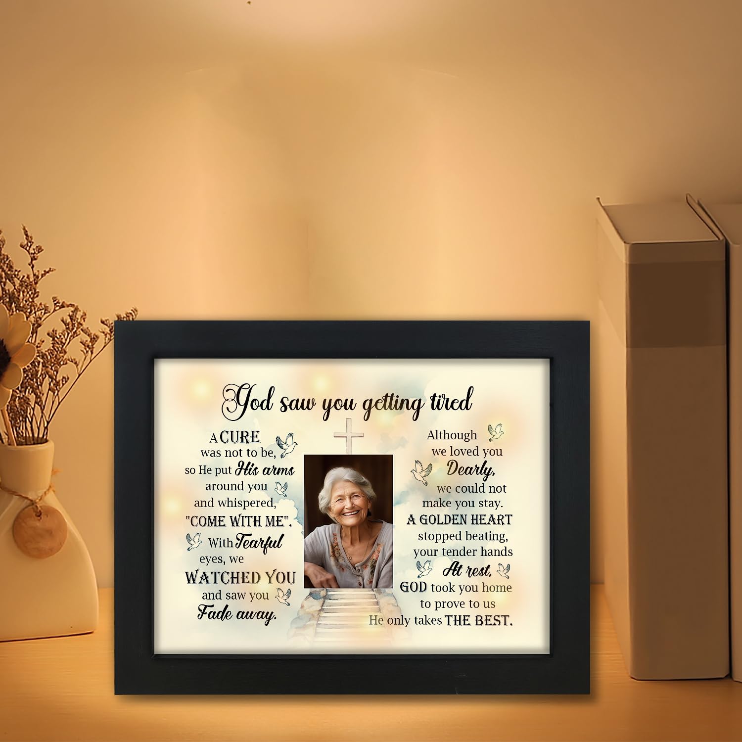 Amazon.co.jp: メモリアルシャドーボックス - God Saw You Getting