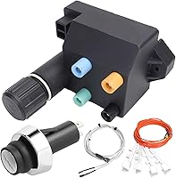 Vista 16 de SafBbcue Encendedor de parrilla 80475 para Weber Q120 Q220 Series Parrillas Interruptor electrónico de 2 salidas Kit de botón de encendido