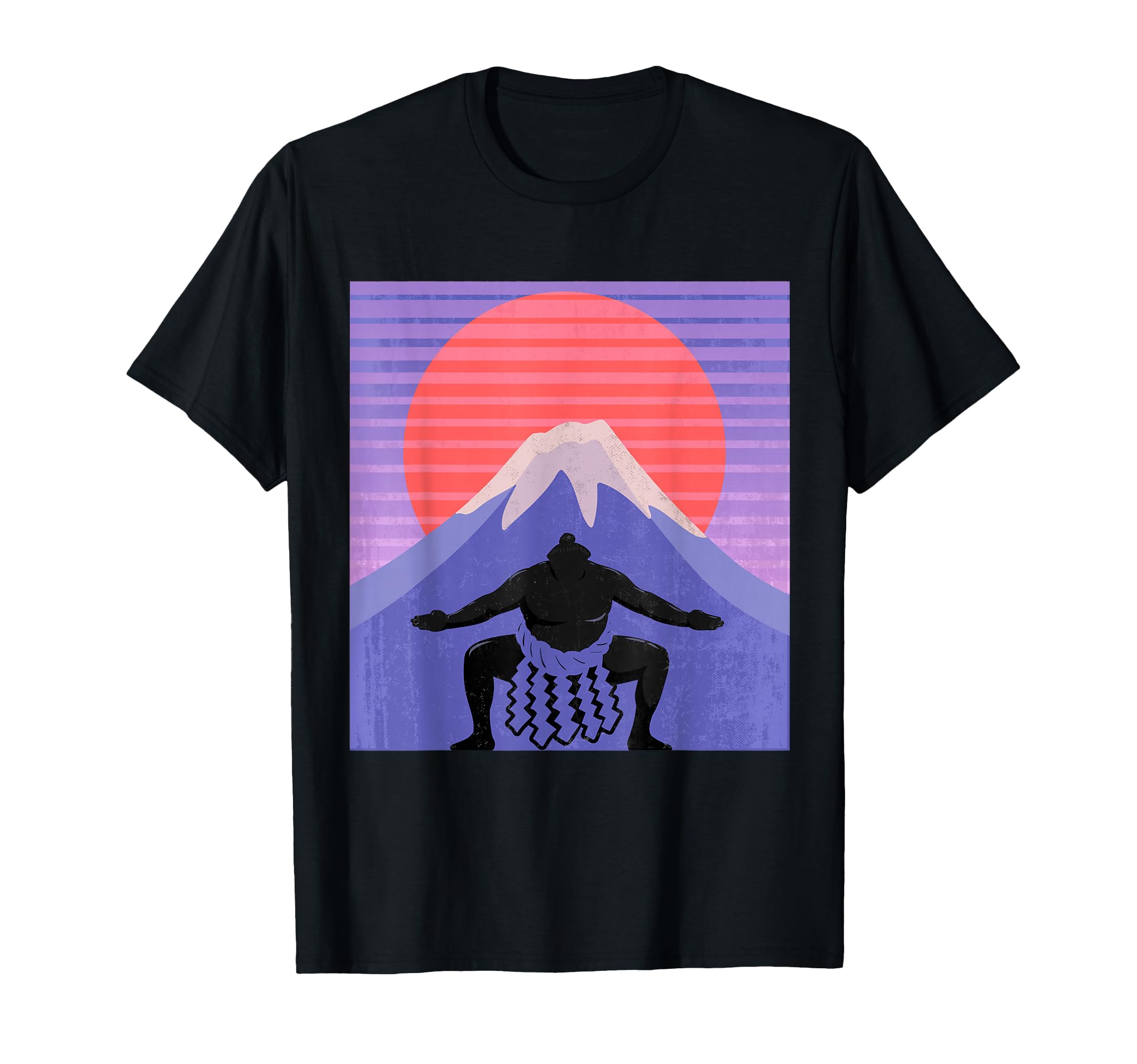 Japanese Sumo Wrestler Wrestler Japan Mt. Fuji Aesthetic T-Shirt