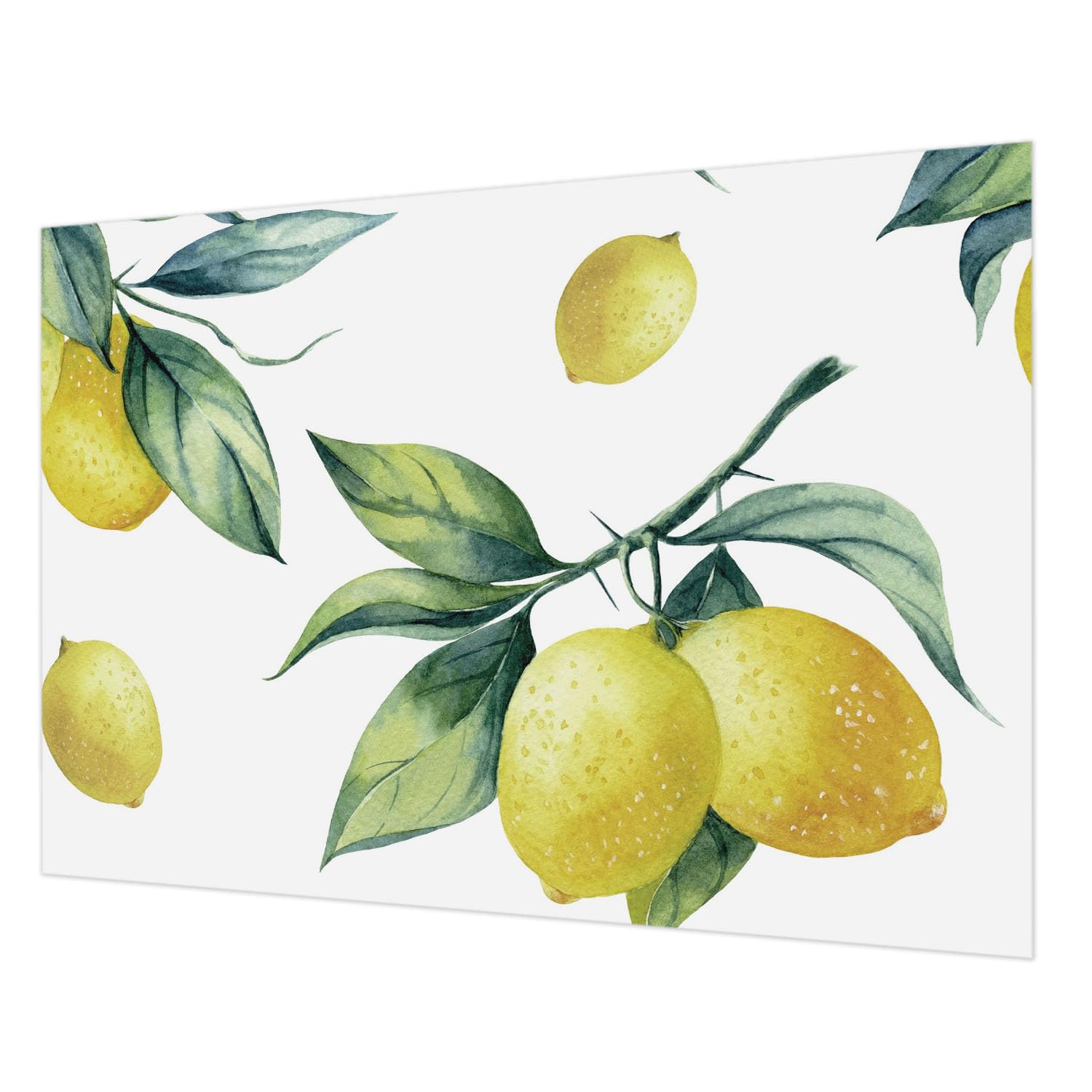 Papier peint haute qualité intissé Tulup motif citron durable