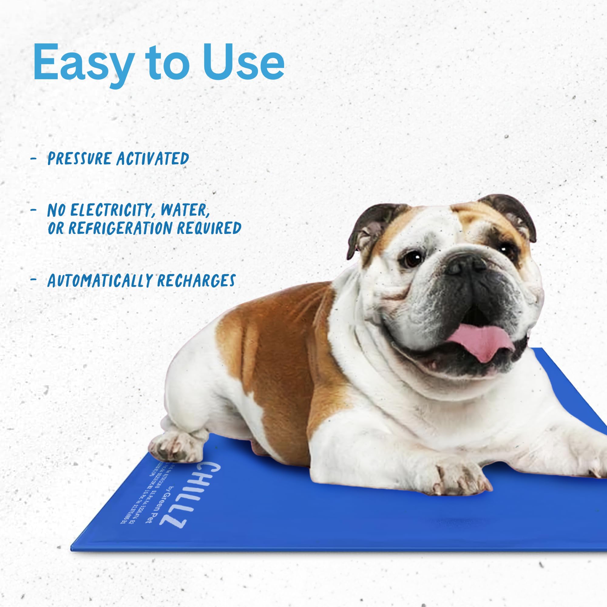 Amazon.com : The Green Pet Shop Chillz Gel Mat, Large - Pressure