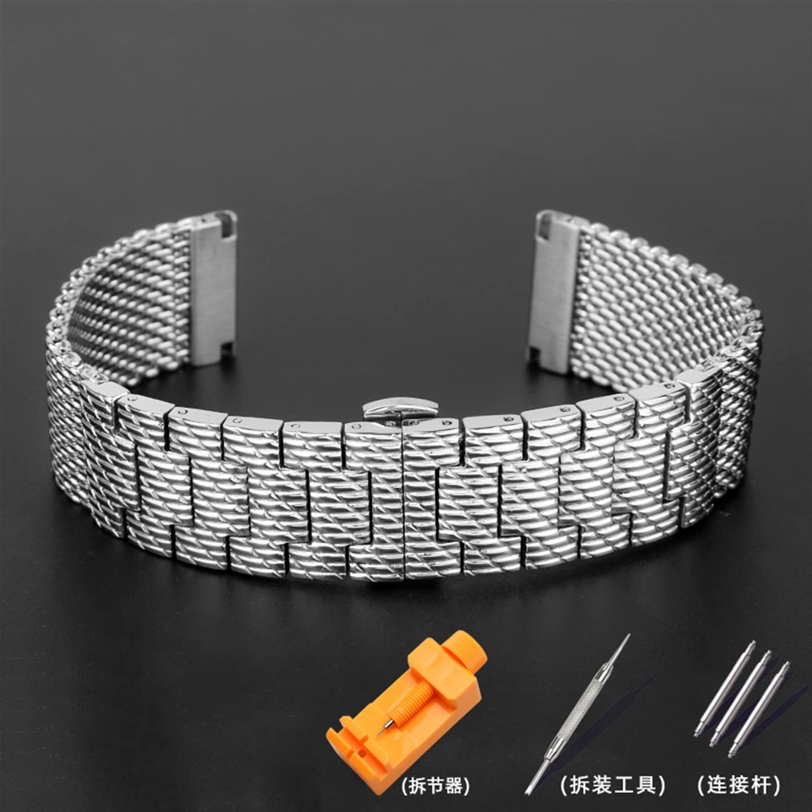 Dla JY8078 JY8037 JY8031 pasek do zegarka męski luksusowy 22MM 23MM Milan Mesh bransoletka ze stali nierdzewnej