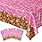 Blue Orchards Pixel Flower Table Cover (Pack of 3) - Girl Gamer Party Decorations, Gamer Birthday Tablecloth for Girls, Girls Birthday Party Supplies, Pixel Miner Party