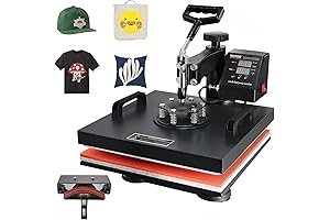 VEVOR Heat Press Machine 15x15 for T-Shirt, Hat, Cap, Pillow and Bag