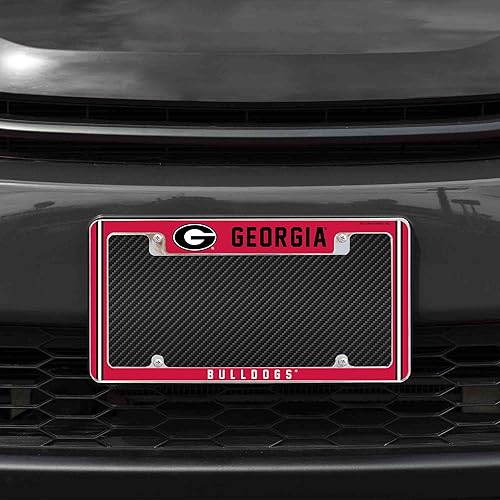 Miniatura 144 de Rico Industries NCAA Classic 12" x 6" Chrome All Over Automotive License Plate Frame for Car/Truck/SUV