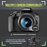 Vista 8 de Ultra Deluxe Lens Kit for EOS M6 II, EOS M50 II, EOS M200 with 15-45mm Lens, EOS R10, EOS R50, EOS R100 with 18-45mm, Fuji X100V - Includes: 7pc