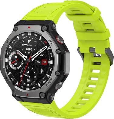 TenCloud T-Rex 3 Bands Watch Strap T-Rex 3 Accessory T-Rex 3 Band Soft Silicone Sport Bands Compatible with Amazfit T-Rex 3 Smartwatch