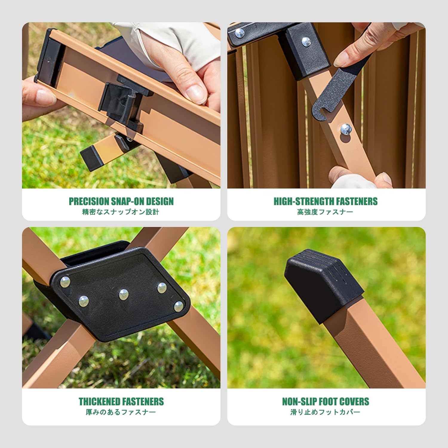 Picnic Outdoor Table & Stool Chair Set，Foldable Camping Table and Chairs Set，Lightweight and Easy to Carry, Suitable for Beach, Hiking, Fishing, Barbecue.(Black,120CM+2 Chairs)